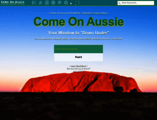 comeonaussie.com screenshot