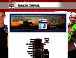comercialmusculos.com screenshot