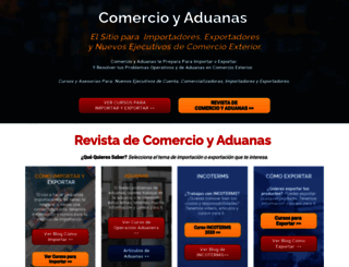 comercioyaduanas.com.mx screenshot