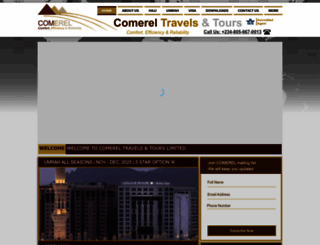comerel.com.ng screenshot