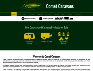 cometcaravans.co.za screenshot
