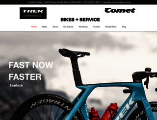 cometcycles.com.au screenshot