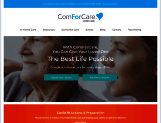comforcare.co.uk screenshot