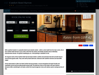 comfort-hotel-harrow.h-rez.com screenshot