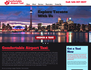 comfortableairporttaxi.com screenshot