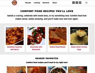 comfortablefood.com screenshot