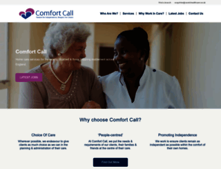 comfortcall.co.uk screenshot