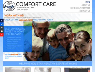 comfortcareia.com screenshot