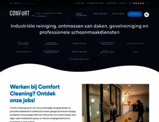 comfortcleaning.be screenshot
