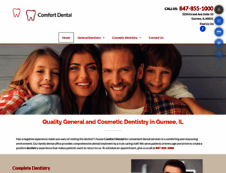 comfortdentalcare.com screenshot
