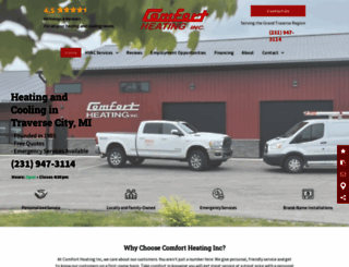 comfortheating.net screenshot
