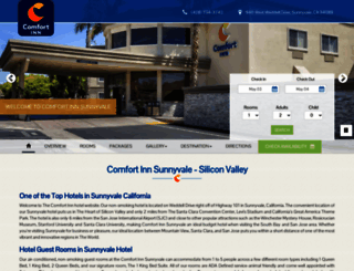 comfortinnsunnyvale.com screenshot