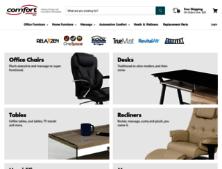 comfortproducts.net screenshot