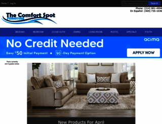 comfortspotfurniture.com screenshot