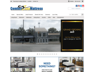 comfortzmattress.com screenshot