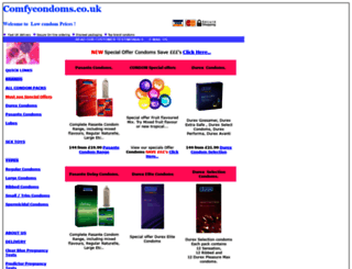 comfycondoms.co.uk screenshot