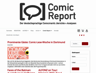 comic-report.de screenshot