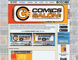 comics-salon.sk screenshot