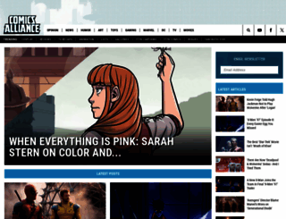 comicsalliance.com screenshot