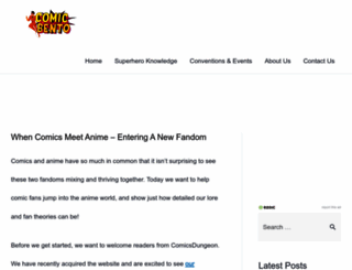 comicsdungeon.com screenshot