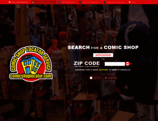 comicshoplocator.com screenshot