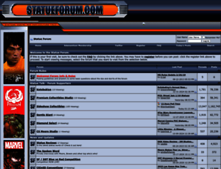 comicstatues.com screenshot