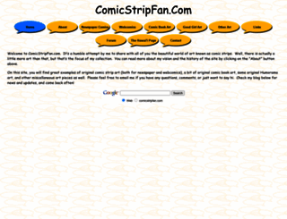 comicstripfan.com screenshot