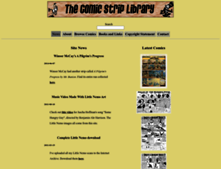 comicstriplibrary.org screenshot
