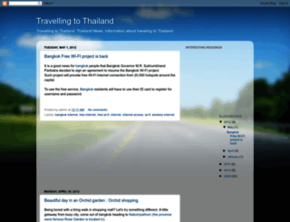 coming-to-thailand.blogspot.com screenshot