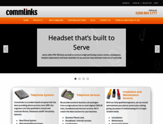 comm-links.co.uk screenshot