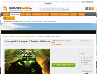command-and-conquer.browsergames.es screenshot