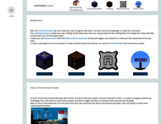commandcreator.com screenshot