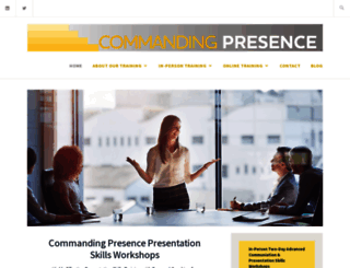 commandingpresence.com screenshot