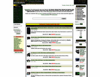 commandocaralarms.com screenshot