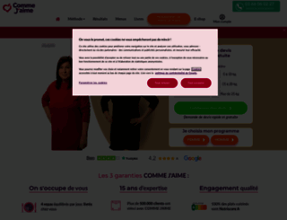 commejaime.fr screenshot
