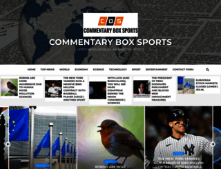 commentaryboxsports.com screenshot