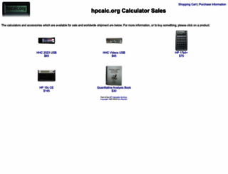 commerce.hpcalc.org screenshot