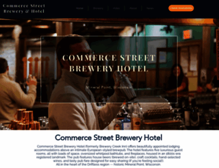 commercehotel.com screenshot