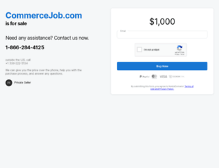 commercejob.com screenshot