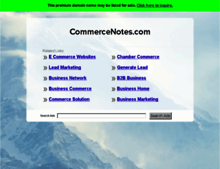 commercenotes.com screenshot