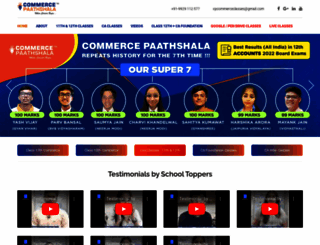 commercepaathshala.com screenshot