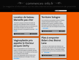 commerces-info.fr screenshot