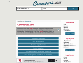 commerces.com screenshot