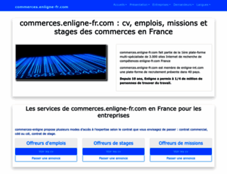 commerces.enligne-fr.com screenshot