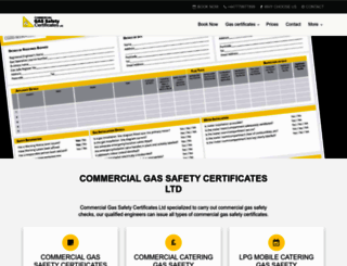 commercial-gas-safetycertificate.co.uk screenshot