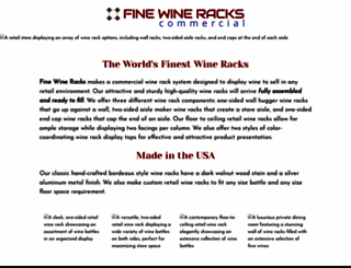 commercial-wineracks.com screenshot