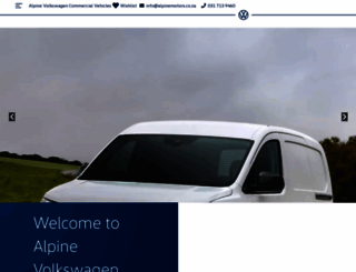 commercial.alpinemotors.co.za screenshot