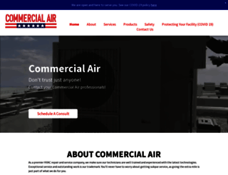 commercialairinc.com screenshot