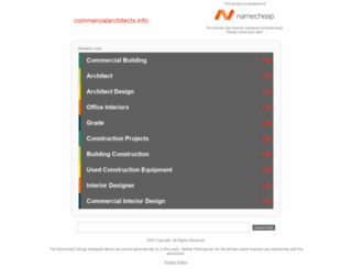 commercialarchitects.info screenshot