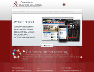 commercialbusinesssolutions.com screenshot